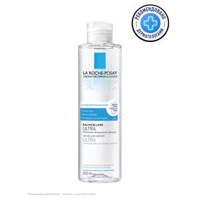 LA ROCHE-POSAY вода мицеллярная очищающая для чувствительной кожи ультра 200мл (ЛЯ РОШ-ПОЗЕ)