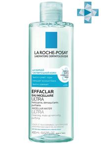 LA ROCHE-POSAY Эфаклар вода мицеллярная очищающая для жирной и проблемной кожи ультра 400мл (ЛЯ РОШ-ПОЗЕ)