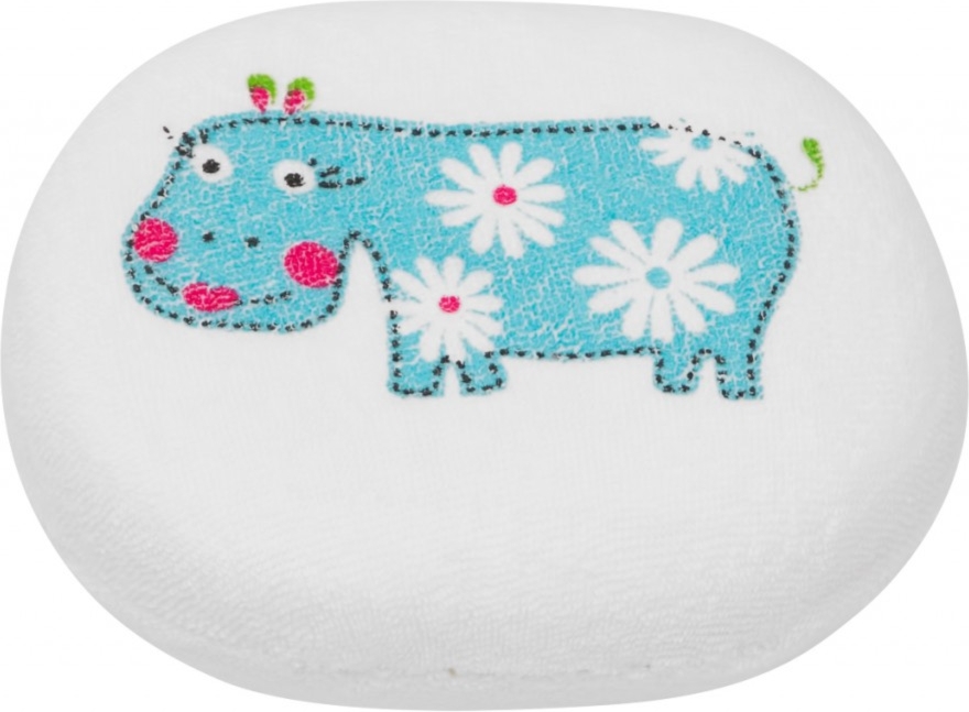 РОКСИ КИДС губка мягкая rbs-001 с махровым покрытием гиппо 0 +  мес. (Roxy Kids Hippo)