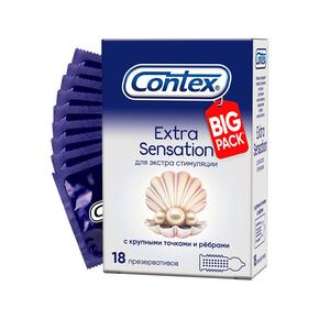 КОНТЕКС презерватив №18 extra sensation/круп. точками/ребрами (Сontex)