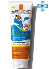 LA ROCHE-POSAY Антгелиос дермо-педиатрикс гель солнцезащитный детский на влажную кожу ветскин 250мл spf 50  +   (ЛЯ РОШ-ПОЗЕ)