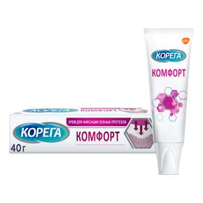 КОРЕГА крем фиксир. д/протезов комфорт мятный вкус 40г (Corega)