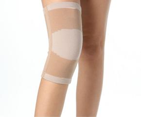 ТЗ фиксатор колена трикотажный с пружинными вставками р.m/34-38см арт.s-ht02kt бежевый