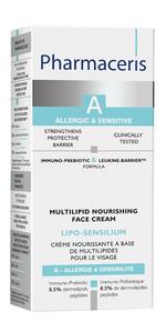 ФАРМАЦЕРИС А Липо-сенсилиум крем для лица питательно липидный 50мл (Pharmaceris A Lipo-Sensilium)