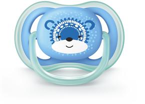 АВЕНТ пустышка силиконовая scf342/22 №2 для мальчиков 6-18мес рисунок ультра эйр/ultra air (Avent)