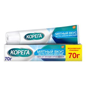 КОРЕГА крем фиксир. д/протезов экстра сильный мятн. 70г (Corega)