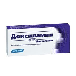 Доксиламин таб п/об/пл 15мг №30 (Доксиламин)