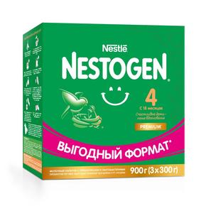 НЕСТОЖЕН-4 смесь сух. молочко с 18 мес. 900г (300гх3) (Nestle)