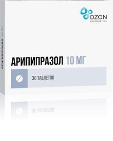 Арипипразол таб 10мг №30 /озон/ (Арипипразол) RP ОСТАЕТСЯ В АПТЕКЕ