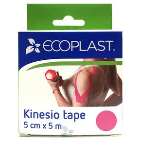 ЭКОПЛАСТ кинезио тейп розовый 5смх5м (Ecoplast)