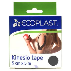 ЭКОПЛАСТ кинезио тейп черный 5смх5м (Ecoplast)