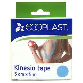 ЭКОПЛАСТ кинезио тейп голубой 5смх5м (Ecoplast)