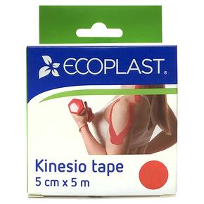 ЭКОПЛАСТ кинезио тейп красный 5смх5м (Ecoplast)