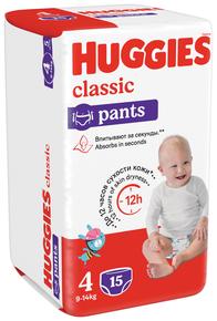 ХАГГИС Классик трусики детские р.4 №15 (Huggies)