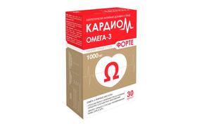 КАРДИОМ Омега-3 форте капс. 1000мг №30