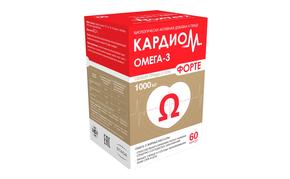 КАРДИОМ Омега-3 форте капс. 1000мг №60