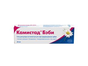 КАМИСТАД Беби гель при прорезывании зубов 20г туба