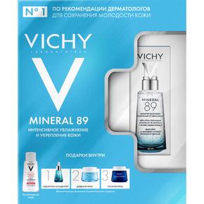 VICHY набор минерал 89/mineral гель сыворотка 50мл + пюрте термаль вода мицеллярная 100мл + минерал 89 пробиотик фракшенс сыворотка-концентрат 10мл + аквалия термаль крем дневной 15мл + аквалия термаль спа-уход ночной 15мл (ВИШИ)