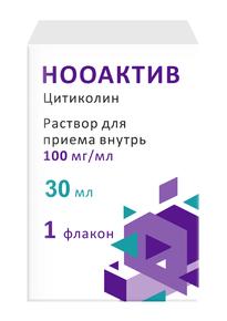 Нооактив р-р д/вн.прим. 100мг/мл 30мл фл с шприцем-дозатором (Цитиколин)