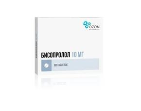 Бисопролол таблетки покрытые оболочкой пленочной 10мг №60 /озон/ (Бисопролол) купить по низкой цене, заказать с доставкой на дом в г. Екатеринбург