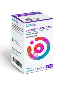 Биматопрост-сз капли глазные 0,3мг/мл 2,5мл фл-кап. (Биматопрост)