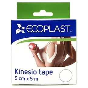 ЭКОПЛАСТ кинезио тейп белый 5смх5м (Ecoplast)