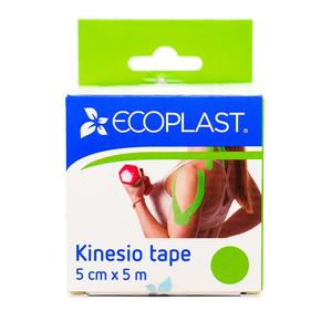 ЭКОПЛАСТ кинезио тейп зеленый 5смх5м (Ecoplast)