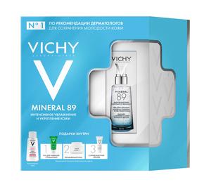 VICHY набор минерал 89/mineral гель-сыворотка 50мл + пюрте термаль вода мицеллярная 100мл + минерал 89 крем легкий 15мл + нормадерм фитосолюшн гель очищающий 15мл + капитал солей uv-age флюид солнцезащитный невесомый spf50 +  3мл (ВИШИ)