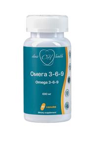 КЛИНИК ХЕЛС Омега 3-6-9 капс. 690мг №60 (Clinic Health)
