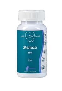 КЛИНИК ХЕЛС Железо капс. 20мг №60 (Clinic Health)