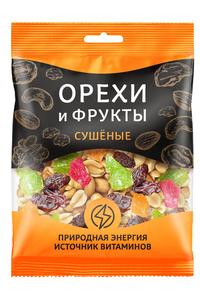 Смесь орехи и фрукты сушеные 100г