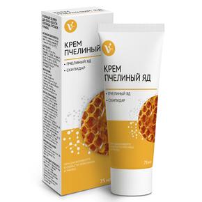 Крем для тела в области поясницы суставов и мышц пчелиный яд 75мл /вис/
