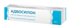 Адвосилон крем д/наруж.прим. 0,1% 15г туба (Метилпреднизолона ацепонат)