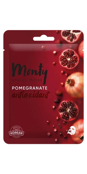 МОНТИ маска для лица антиоксидантная гранат 25мл (Monty Antioxidant Tencel)