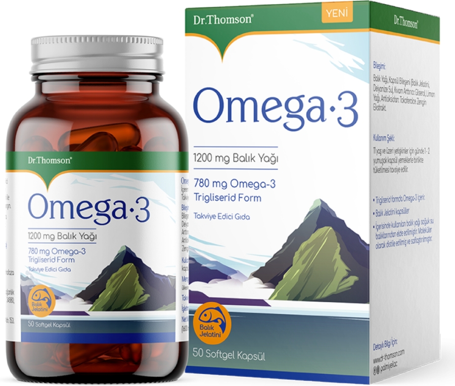 ДОКТОР ТОМСОН Омега-3 капс. 1200мг №50 (Dr.Thomson Omega-3)