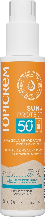 ТОПИКРЕМ Сан протект спрей увлажняющий солнцезащитный spf50 +  150мл (Sun Protect)