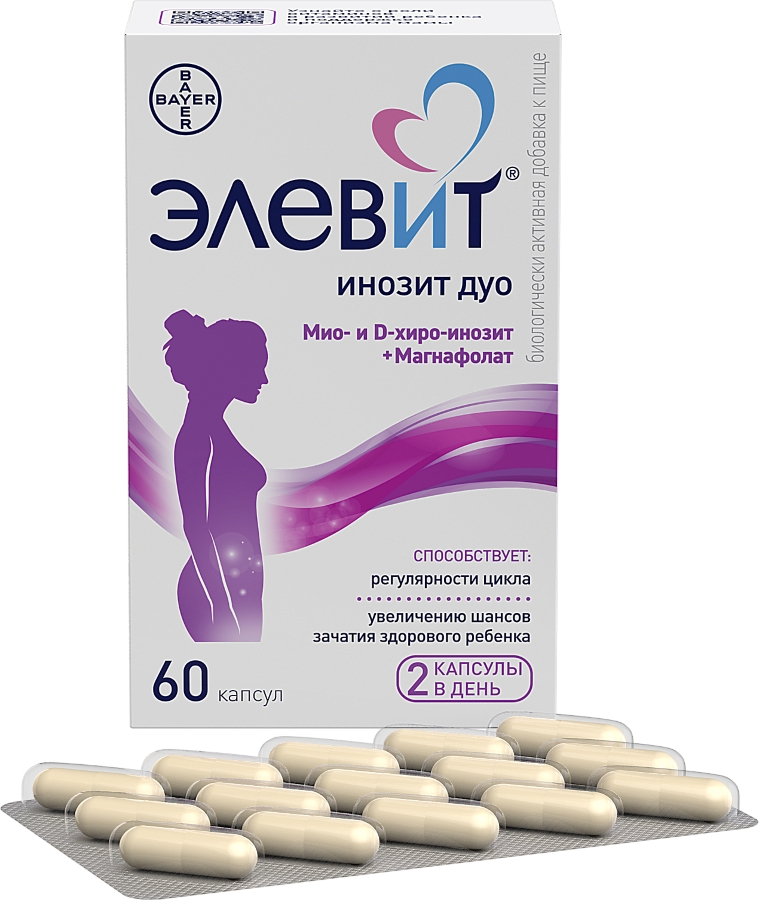ЭЛЕВИТ Инозит дуо капс. №60