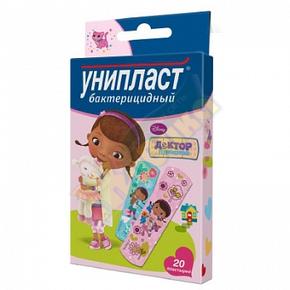 УНИПЛАСТ пластырь бактерицид. дет. доктор плюшева №20
