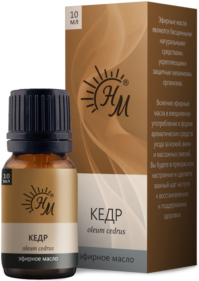НАТУРАЛЬНЫЕ МАСЛА масло эфирное кедр 10мл