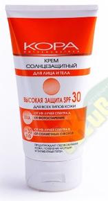 КОРА крем д/лица/тела солнцезащ. 150мл spf 30