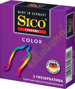 СИКО презерватив №3 color цветные ароматизир.