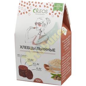 ОЛЕОС хлебцы льняные кунжут 100г