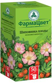 Шиповника низковитаминные плоды 50г /красногорсклексредства/