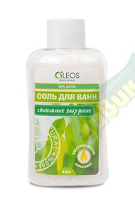 ОЛЕОС соль морская д/ванн свободное дыхание 400г