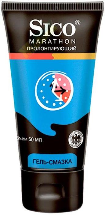 Изображение товара Гель-смазка Марафон 50мл на водной основе с охлаждающим эффектом Пролонгирующая