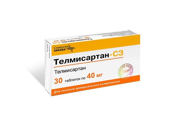 Изображение товара Телмисартан-сз 40мг таблетки для лечения гипертензии