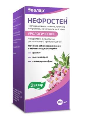 Изображение товара Нефростен раствор для внутреннего применения 100 мл натуральный препарат для мочевыделительной сист