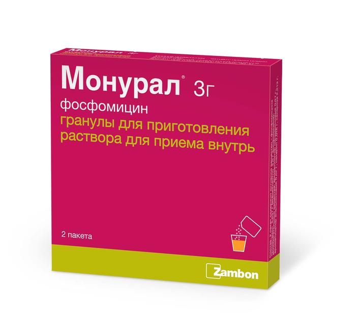 Изображение товара Монурал гран. д/сусп. 3г саше №2 (Фосфомицин)