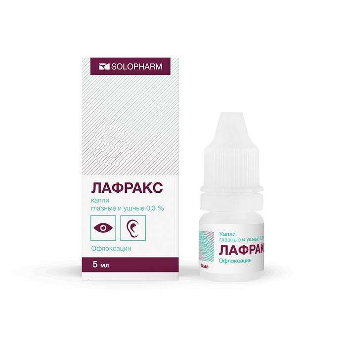 Изображение товара Лафракс капли глазные и ушные 0,3% 5мл Гротекс