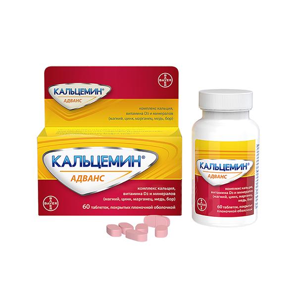 Изображение товара Кальцемин адванс таблетки для профилактики и лечения остеопороза 60 шт
